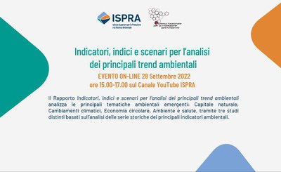 Indicators, indices and scenarios for the analysis of the main environmental trends