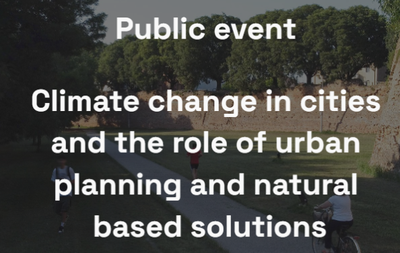 Climate change in cities and the role of urban planning and natural based solution