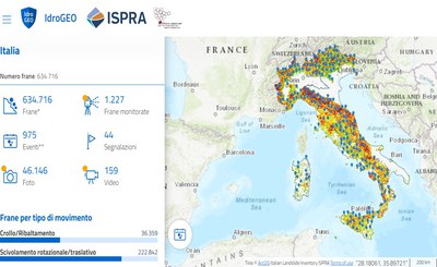 Landslides and floods: ISPRA's activities