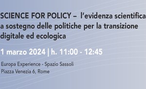 Science for Policy - the scientific evidence to support policies for the digital and ecological transition