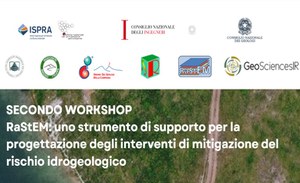 Second RASTEM workshop: a support tool for the design of hydrogeological risk mitigation interventions