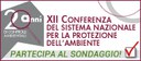 Logo XII Conferenza Agenzie Ambiente Sondaggio