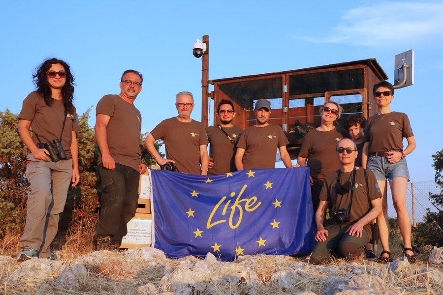 Il gruppo di lavoro del LIFE Egyptian vulture