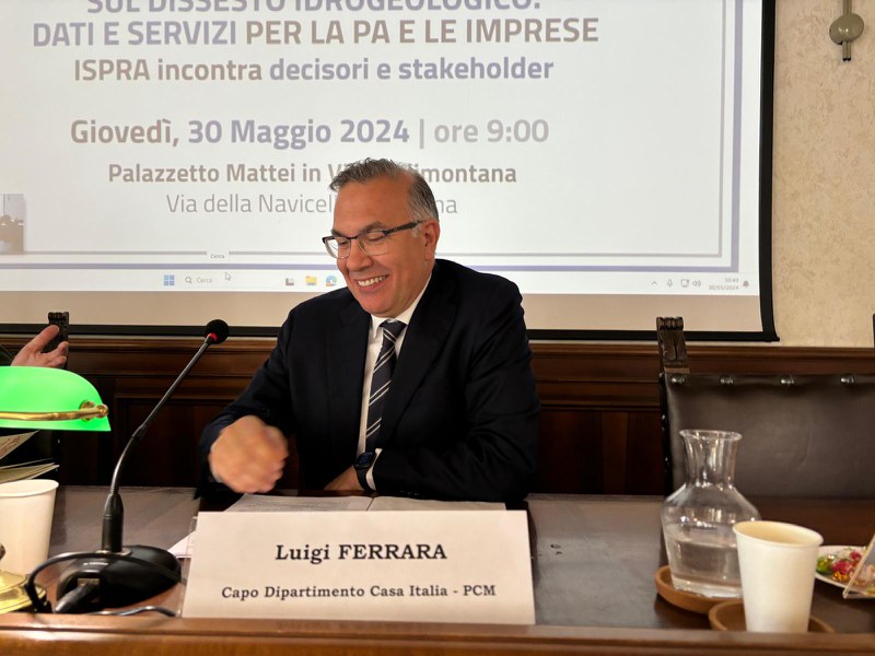 Luigi Ferrara, Capo Dipartimento Casa Italia - PCM