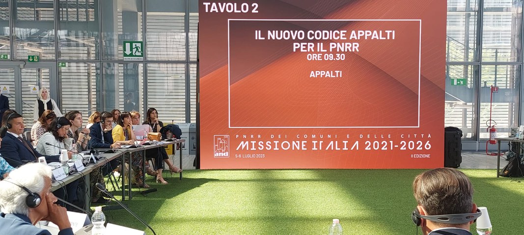 Tavolo appalti: "Il nuovo codice appalti per il PNRR"