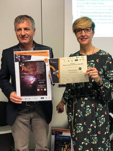 Premiazione "Miglior Locandina ufficiale del decennale della GNM 2018”