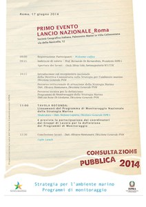 Strategia marina - primo evento - lancio nazionale