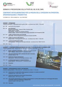 Confronti interlaboratorio per la misura delle emissioni in atmosfera: sperimentazione e prospettive