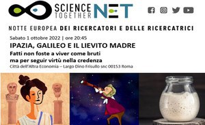 Ipazia, Galileo e il lievito madre