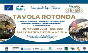 Incontro per la presentazione delle Linee guida per la conservazione della trota mediterranea e del suo habitat – LIFE STREAMS Az. E.1.2.