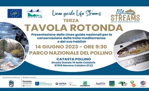 3° Incontro per la presentazione delle Linee guida per la conservazione della trota mediterranea e del suo habitat – LIFE STREAMS Az. E.1.2.