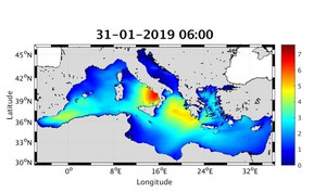 Previsione di forte mareggiata nel Tirreno meridionale per il 31 gennaio 