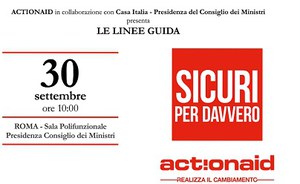 Presentazione delle Linee guida "Sicuri per davvero"