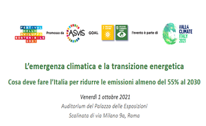 L’emergenza climatica e la transizione energetica