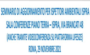 Aggiornamenti Seveso. Seminario di aggiornamento per ispettori ambientali