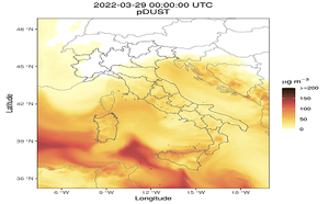 Sabbia proveniente direttamente dal Sahara sta colpendo parte dell'Italia