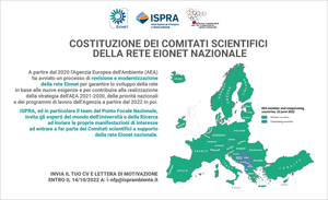 Costituzione dei Comitati Scientifici della Rete Eionet Nazionale