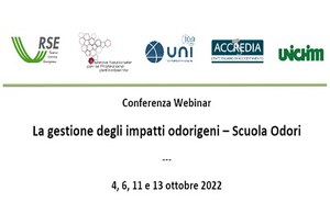 La gestione degli impatti odorigeni - Scuola odori 2022