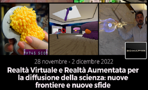 Realtà virtuale e Realtà aumentata per la diffusione della scienza: nuove frontiere e nuove sfide