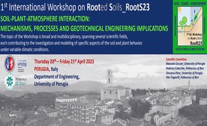 1° Workshop Internazionale RootS23 - "Soil-Plant-Atmosphere Interaction: mechanisms, processes and geotechnical engineering implications"