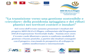 La transizione verso una gestione sostenibile e «circolare» della posidonia spiaggiata e delle plastiche nei territori costieri e insulari