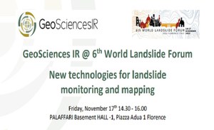 GeoSciences IR @ 6° Forum Mondiale sulle Frane