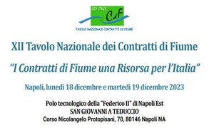 XII Tavolo nazionale dei Contratti di Fiume