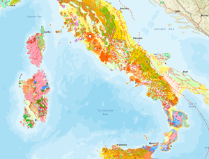 Carta idrogeologica d’Italia alla scala 1:500.000