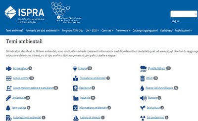 É on-line la nuova Banca dati indicatori ambientali ISPRA