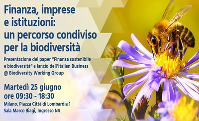 Finanza, imprese e istituzioni: un percorso condiviso per la biodiversità