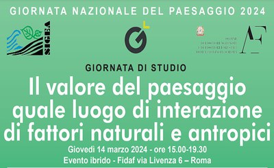 Il valore del paesaggio quale luogo di interazione di fattori naturali e antropici