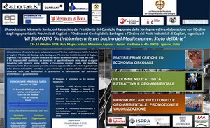 La Rete ReMi partecipa al VII SIMPOSIO "Attività minerarie nel bacino del Mediterraneo: Stato dell’Arte”