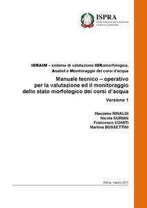 IDRAIM – sistema di valutazione IDRomorfologica, AnalisI e Monitoraggio dei corsi d'acqua 