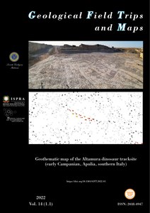 Geothematic map of the Altamura dinosaur tracksite (early Campanian, Apulia, southern Italy)