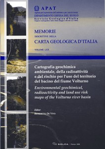 Cartografia geochimica ambientale, della radioattività e del rischio per l'uso del territorio del bacino del fiume Volturno