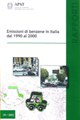 Emissioni di benzene in Italia dal 1990 al 2000.